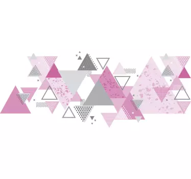 Triangles wall decal - TenStickers
