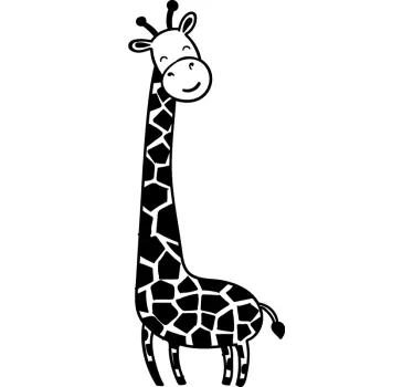 Giraffe baby walking baby wall sticker - TenStickers