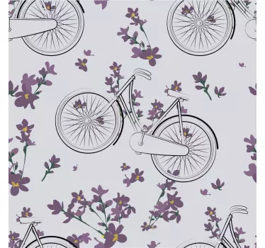 Lots of little vintage bicycles decals for furniture - TenStickers