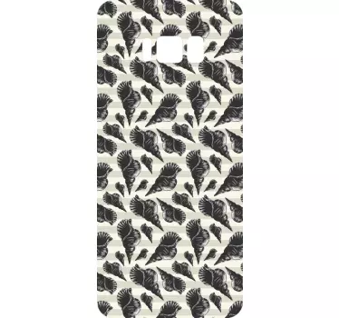 SHELL PATTERN Samsung stickers - TenStickers