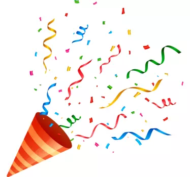Celebration Confetti wall decor - TenStickers
