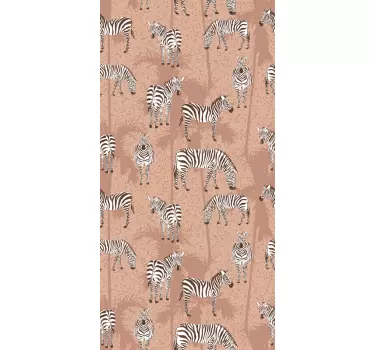 Zebra Motif Samsung stickers - TenStickers