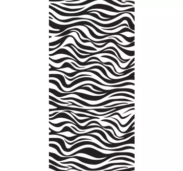 Zebra Print Pattern Samsung stickers - TenStickers
