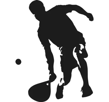Football sticker athlete in motion - TenStickers