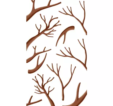 Bubble branches shower sticker - TenStickers