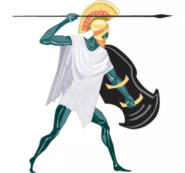 Zeus Mythology Decorative Decal - TenStickers