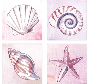 Sea Life TILES tile transfer - TenStickers