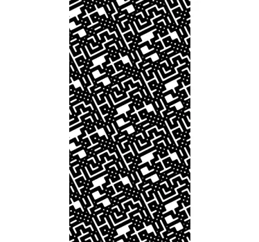 Circuits Shower Sticker - TenStickers