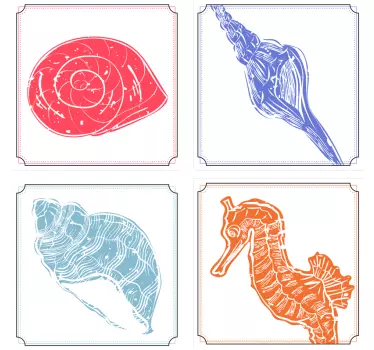 Undersea Tiles tile transfer - TenStickers