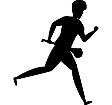 Hurling runner wall decal - TenStickers