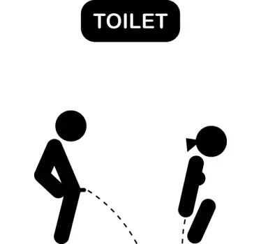 Toilet Decorative Sticker - TenStickers