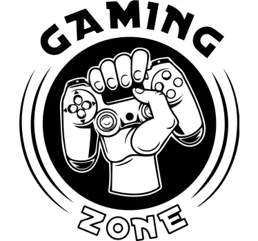 Video game sticker gaming controller emblem - TenStickers