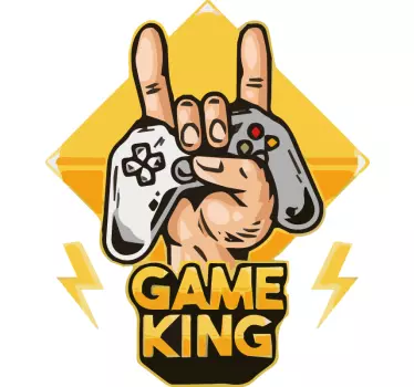 Video game sticker hand gesture controller - TenStickers