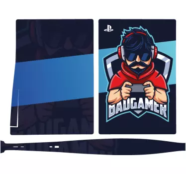 Video game sticker gamer character illustration - TenStickers