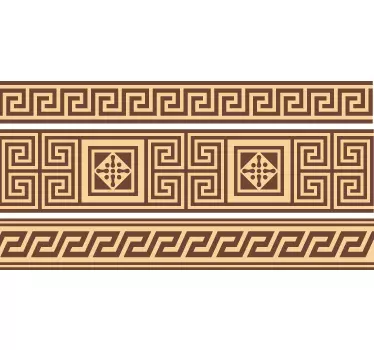 Classic Greek Border Sticker - TenStickers