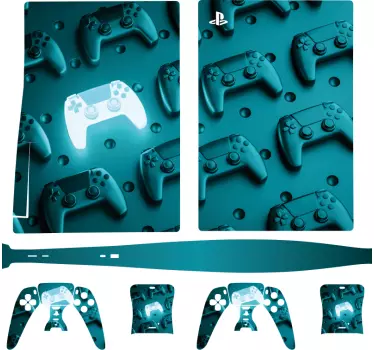 3D gaming Playstation 5 stickers - TenStickers