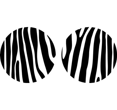 zebra dot wall sticker wallpaper sticker - TenStickers