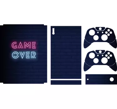 Xbox wrap neon gaming skin - TenStickers