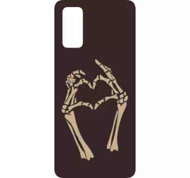 Samsung stickers skeleton heart gesture - TenStickers