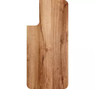 Samsung stickers natural wood finish - TenStickers