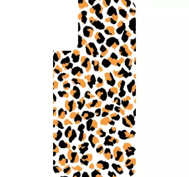 White leopard skin Samsung decals - TenStickers