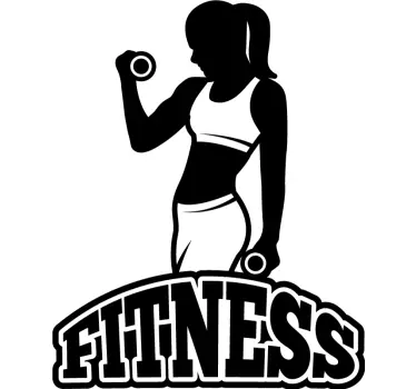 Football sticker fitness motivation art - TenStickers