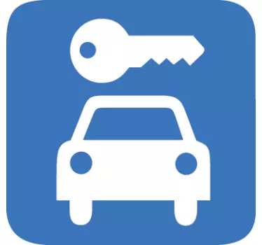 Parking Sticker Sign Sticker - TenStickers