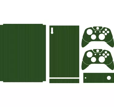 Xbox wrap green textured cover - TenStickers