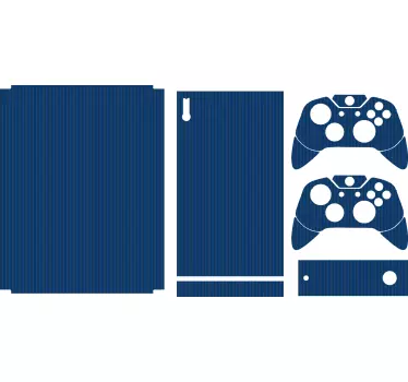 Xbox wrap blue gaming skin - TenStickers