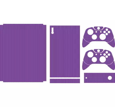 Xbox wrap purple console cover - TenStickers