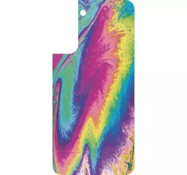 Samsung stickers colorful fluid swirl - TenStickers
