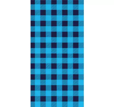 Samsung stickers blue checkered pattern - TenStickers