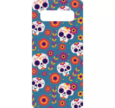 Samsung stickers colorful skull design - TenStickers