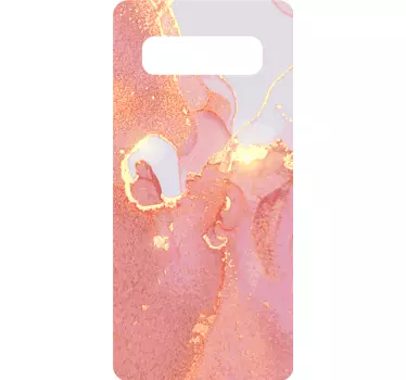 Samsung stickers golden pink blend - TenStickers
