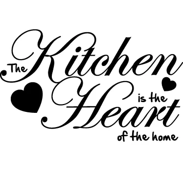 Heart of The Home Wall Sticker - TenStickers