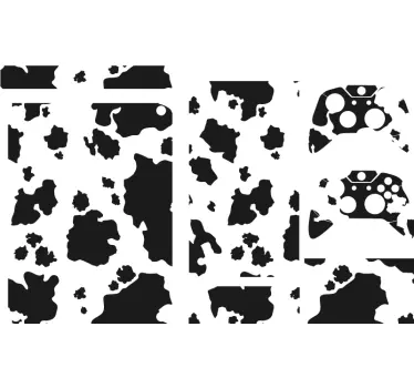 Xbox wrap cow print gaming cover - TenStickers