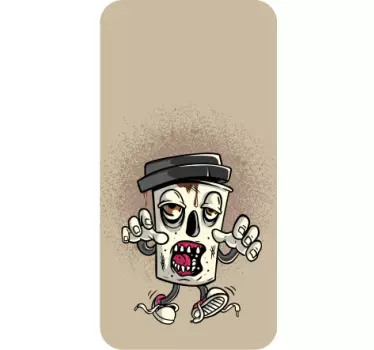 Silly Skeleton Figure Samsung stickers - TenStickers