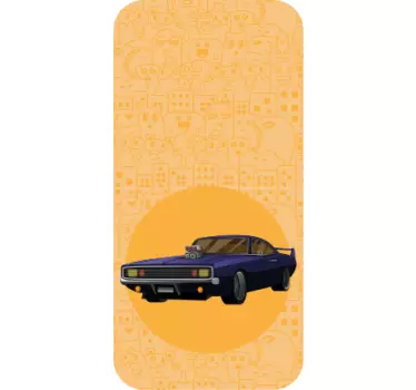 Vibrant Classic Automobile Samsung stickers - TenStickers