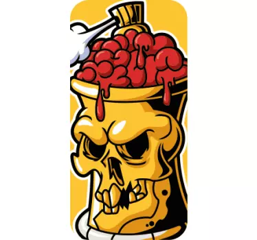 Skull Sundae Samsung stickers - TenStickers