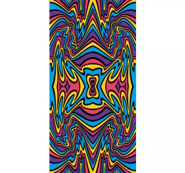 Vibrant Swirl Pattern Samsung stickers - TenStickers