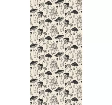 Mushroom Concept Samsung stickers - TenStickers