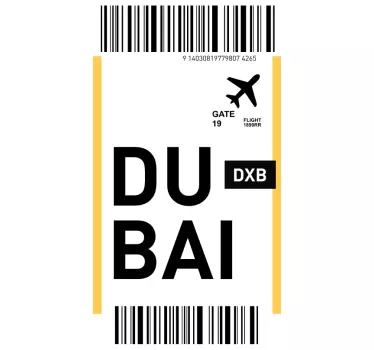 Dubai Travel Pass Samsung stickers - TenStickers