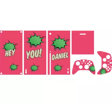 Xbox wrap comic book style stickers - TenStickers