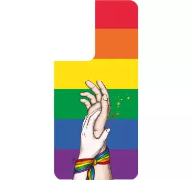 Unity hands pride Samsung stickers - TenStickers