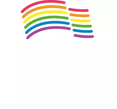 Pride rainbow flag Samsung stickers - TenStickers