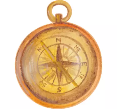 Campervan decal vintage navigation tool - TenStickers