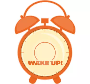 Alarm Clock Sticker - TenStickers