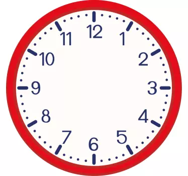 Classic Timepiece Design clock wall sticker - TenStickers