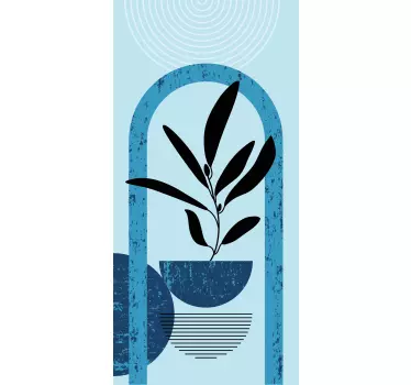Minimalist Plant Display Samsung stickers - TenStickers