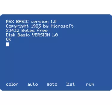 MSX laptop cover sticker - TenStickers
